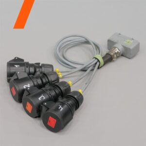 Motor-Kabel Adapter Harting HAN16 (m) - 4x CEE 16A 4-pol (f)