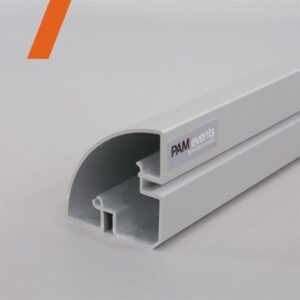 Eckprofil Aluvision C90-Corner A1 3000mm (2976mm), 2-Wege