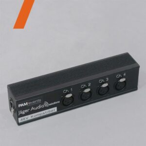 Multicore-Stagebox 4-Ch. JägerAudio etherCON (f) - 4x XLR 3-pol (f)